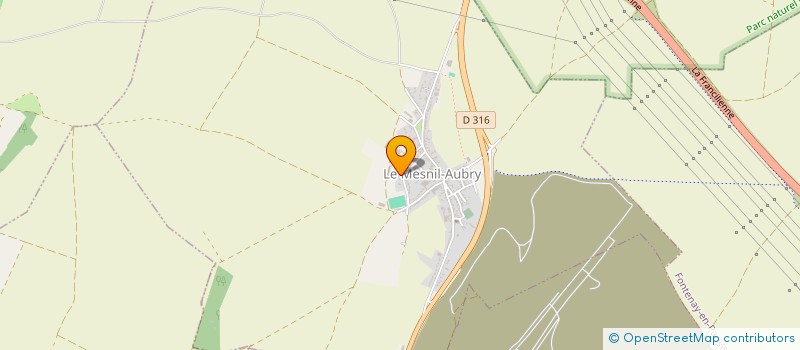 localisation de l'entreprise PARIS 81  LE MESNIL-AUBRY