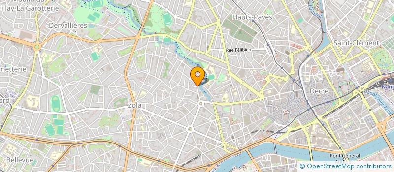 localisation de l'entreprise PARIS à NANTES