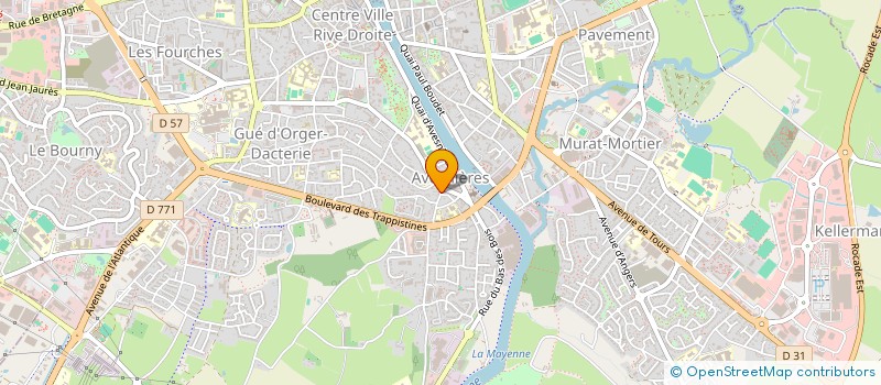 localisation de l'entreprise PARIS à LAVAL