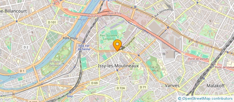 localisation de l'entreprise PARIS 92 à ISSY-LES-MOULINEAUX