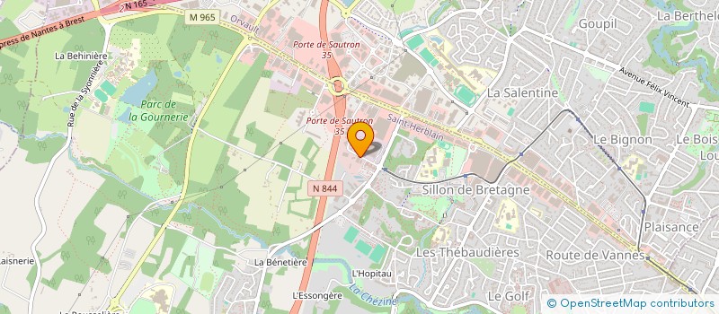 localisation de l'entreprise PARIS ACCASTILLAGE à SAINT-HERBLAIN