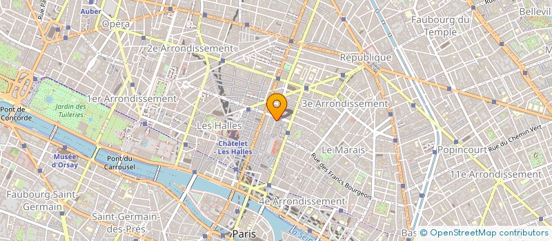 localisation de l'entreprise PARIS ACCUEIL à PARIS