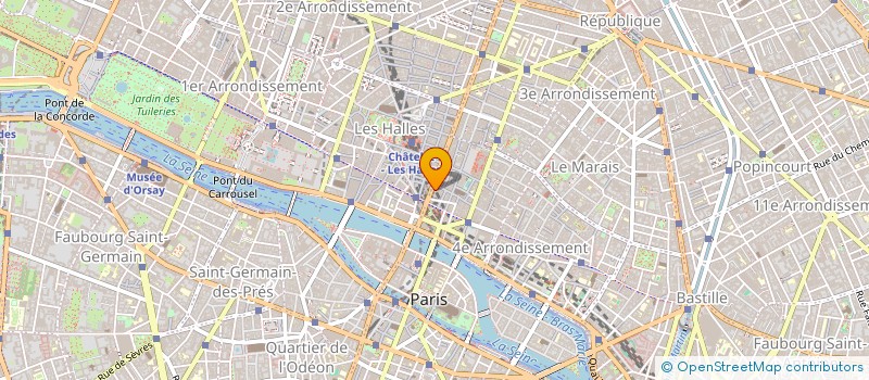 localisation de l'entreprise PARIS ADDA FM à PARIS