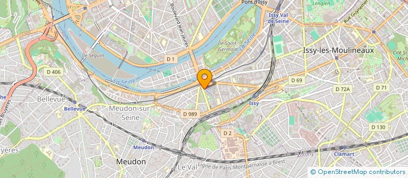 localisation de l'entreprise PARIS AILLEURS PRESTIGE à ISSY-LES-MOULINEAUX