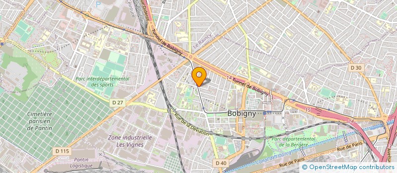 localisation de l'entreprise PARIS AIRPORT BEST TRANSFERT  BOBIGNY