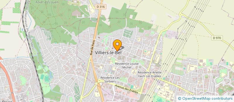 localisation de l'entreprise PARIS ANKA AUTO  VILLIERS-LE-BEL