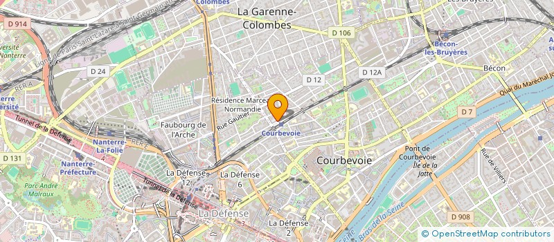 localisation de l'entreprise PARIS APARTMENT SERVICES à COURBEVOIE