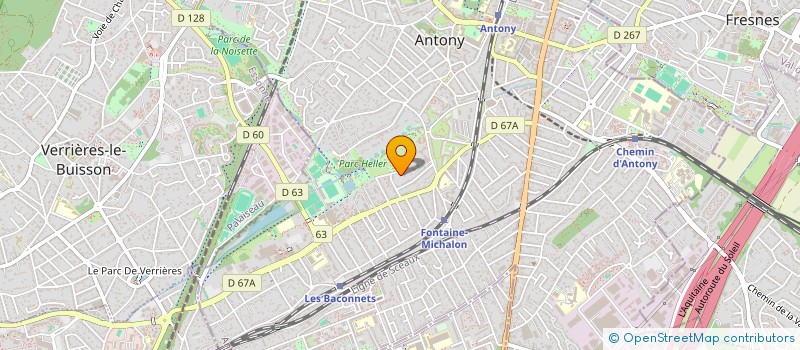 localisation de l'entreprise PARIS-ASSIST à ANTONY