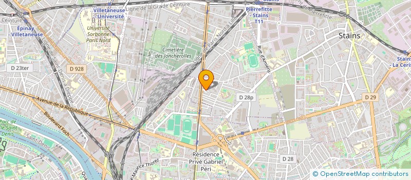 localisation de l'entreprise PARIS AUTO à PIERREFITTE-SUR-SEINE