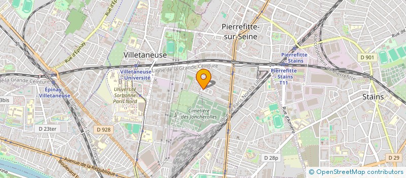 localisation de l'entreprise PARIS AUTO GLASS à PIERREFITTE-SUR-SEINE