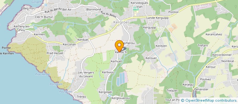 localisation de l'entreprise PARIS AUTO LEGENDE  MOELAN-SUR-MER