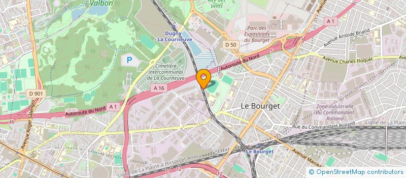 localisation de l'entreprise PARIS AUTO SHOW à LE BOURGET
