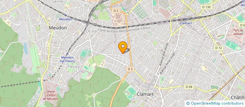 localisation de l'entreprise PARIS.BAT à CLAMART