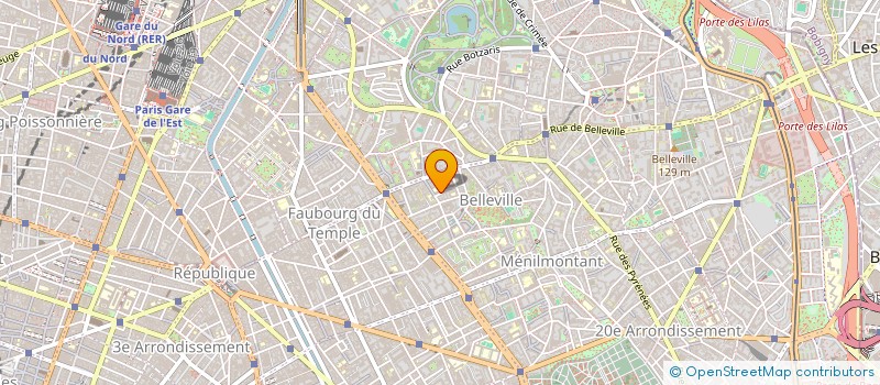 localisation de l'entreprise PARIS BAT  PARIS