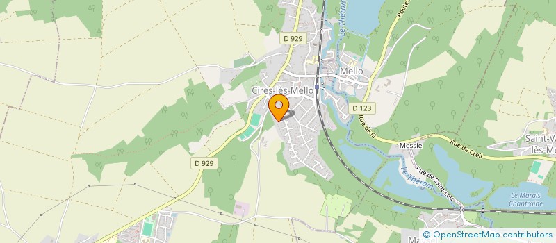 localisation de l'entreprise PARIS BAT  CIRES-LES-MELLO