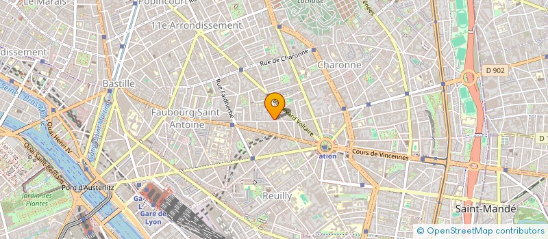 localisation de l'entreprise PARIS BAT  PARIS