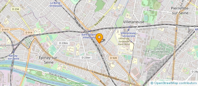 localisation de l'entreprise PARIS BAT ETANCHE à EPINAY-SUR-SEINE