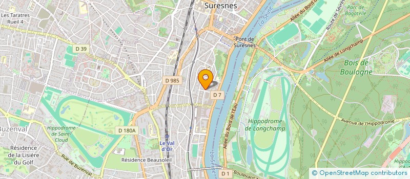 localisation de l'entreprise PARIS BATIMENT à SURESNES