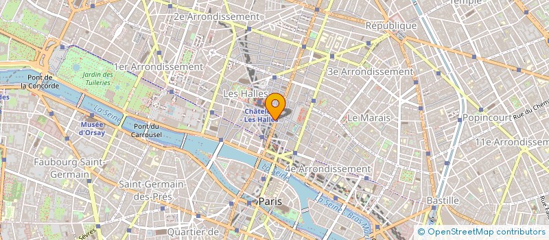 localisation de l'entreprise PARIS BATIMENT à PARIS