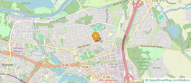 localisation de l'entreprise PARIS BATIMENT SERVICES à TORCY