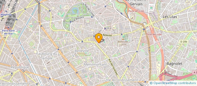 localisation de l'entreprise PARIS BATIMENT SERVICES  PARIS