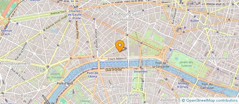 localisation de l'entreprise PARIS BAYARD REAL PROPERTY  PARIS
