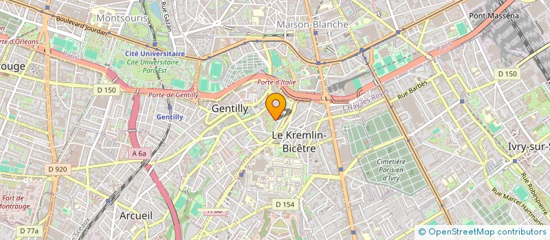 localisation de l'entreprise PARIS BERCY TRAINING à GENTILLY