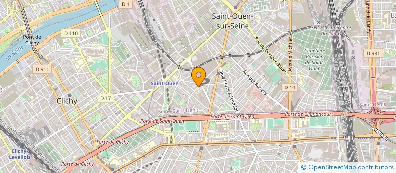 localisation de l'entreprise PARIS BEST WAY à SAINT-OUEN-SUR-SEINE