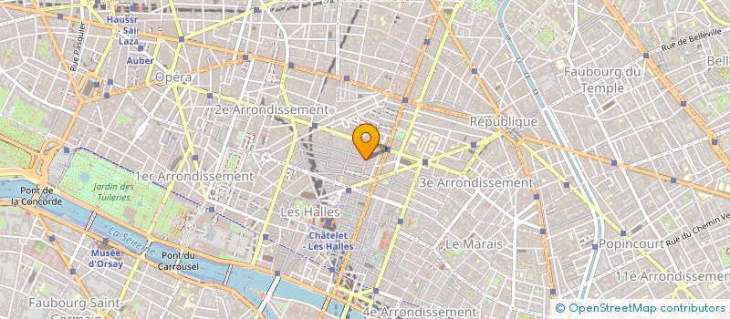 localisation de l'entreprise PARIS BIO à PARIS