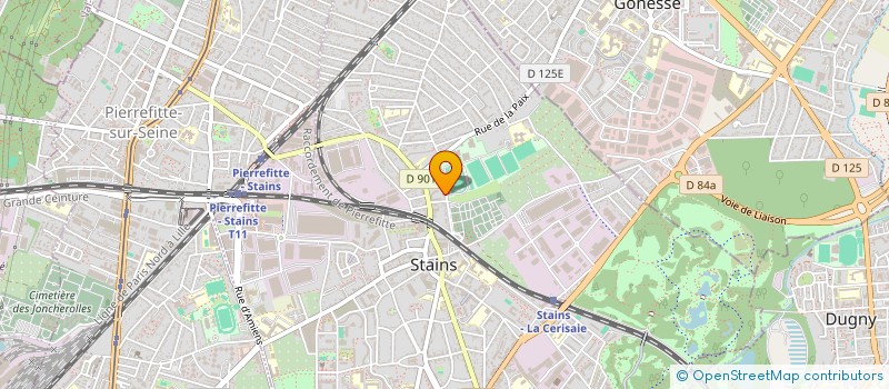localisation de l'entreprise PARIS BKO à STAINS