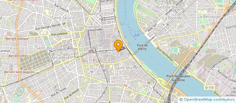 localisation de l'entreprise PARIS BORDEAUX CONSULTANTS  BORDEAUX