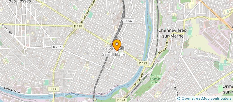 localisation de l'entreprise PARIS-BREIZH 94 à SAINT-MAUR-DES-FOSSES