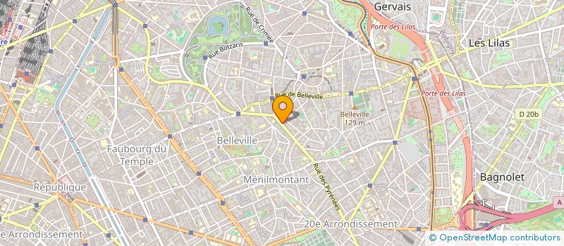 localisation de l'entreprise PARIS BREST CASTINGS  PARIS