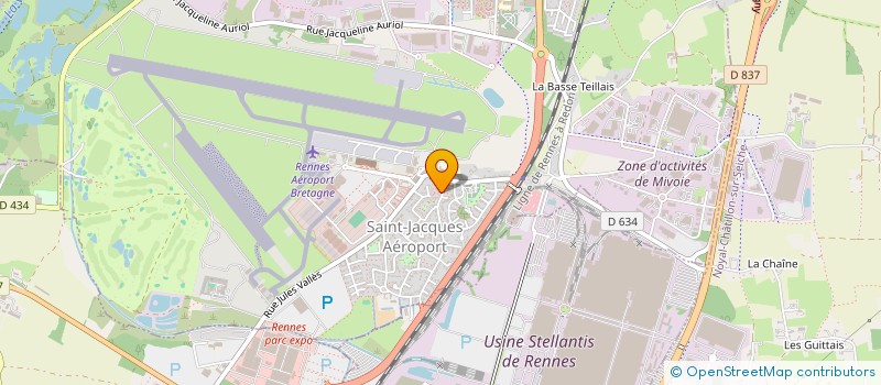 localisation de l'entreprise PARIS BRUXELLES à SAINT-JACQUES-DE-LA-LANDE