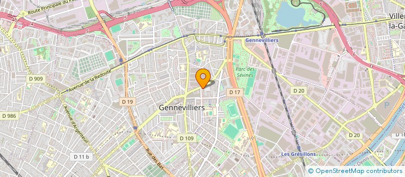 localisation de l'entreprise PARIS BY TAXI à GENNEVILLIERS
