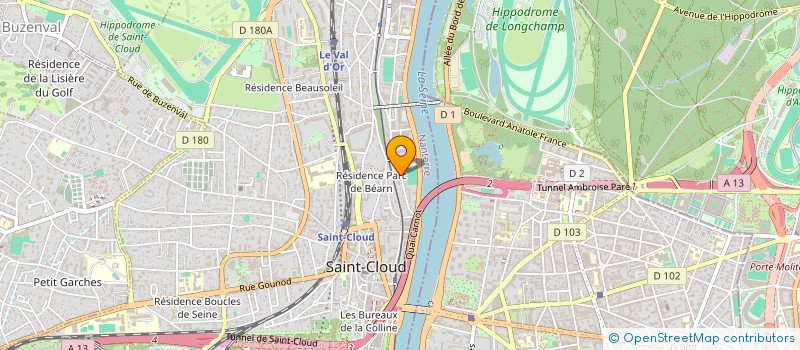 localisation de l'entreprise PARIS BY VAN à SAINT-CLOUD