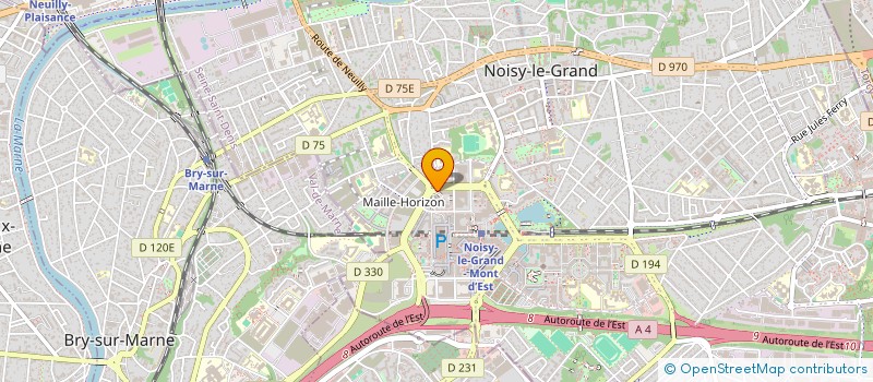 localisation de l'entreprise PARIS CAB AIRPORT à NOISY-LE-GRAND