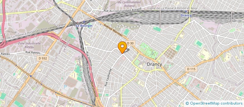 localisation de l'entreprise PARIS CAMPAGNE à DRANCY