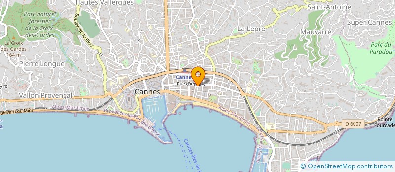 localisation de l'entreprise PARIS CANNES à CANNES