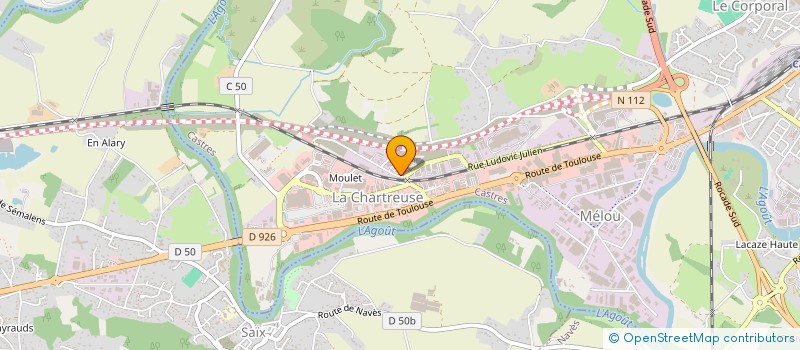 localisation de l'entreprise PARIS CASTRES  CASTRES