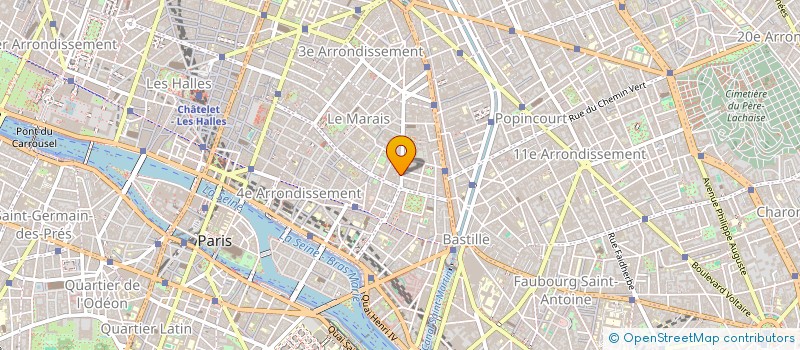 localisation de l'entreprise PARIS CENTRE  PARIS