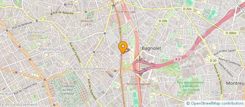 localisation de l'entreprise PARIS CERAMIQUE à PARIS