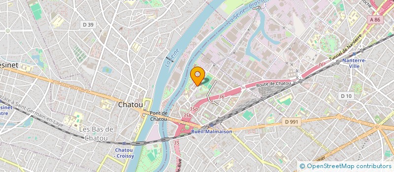 localisation de l'entreprise PARIS CHASSEUR à RUEIL-MALMAISON