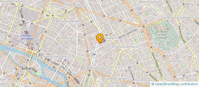 localisation de l'entreprise PARIS CHOPPER à PARIS