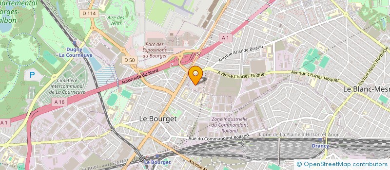 localisation de l'entreprise PARIS CITY CAB à LE BLANC-MESNIL