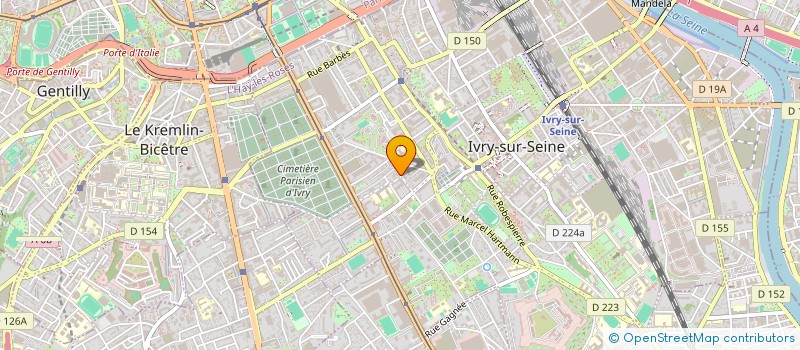 localisation de l'entreprise PARIS & CO  IVRY-SUR-SEINE