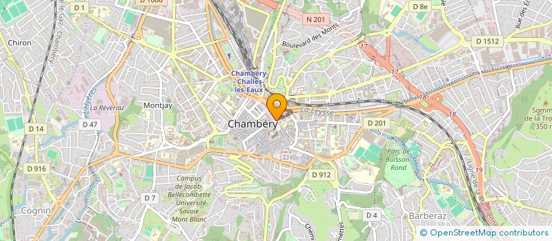 localisation de l'entreprise PARIS & CO  CHAMBERY