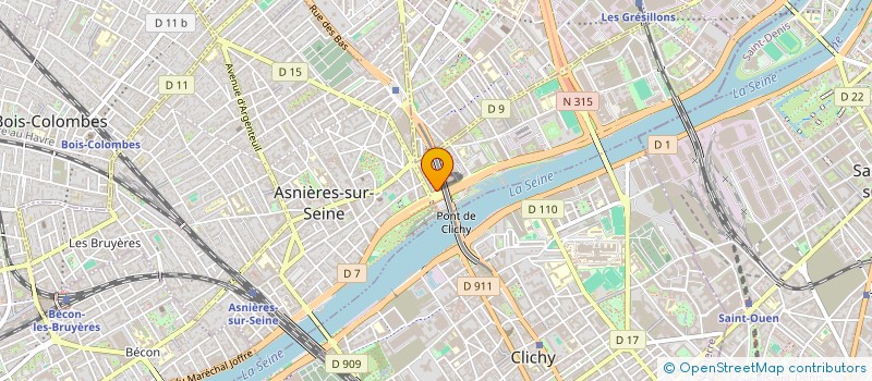 localisation de l'entreprise PARIS COACH SERVICES à ASNIERES-SUR-SEINE