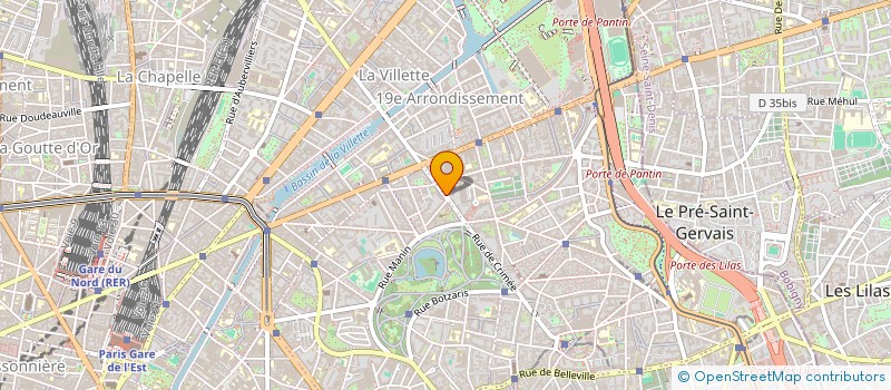 localisation de l'entreprise PARIS COIFFURE  PARIS