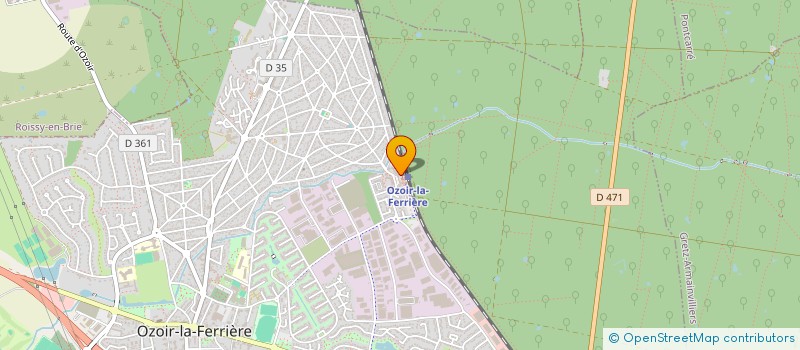 localisation de l'entreprise PARIS COIFFURE  OZOIR-LA-FERRIERE